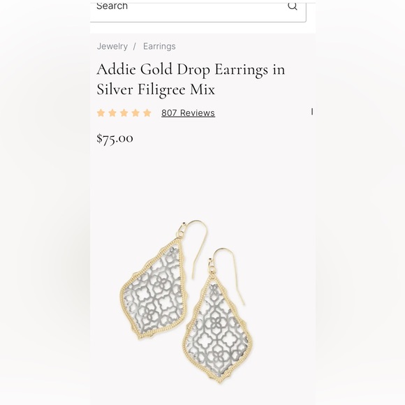 Kendra Scott addie earrings - Picture 3 of 3